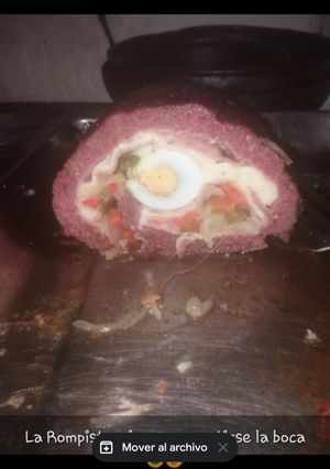 Una foto de Pan de carne relleno