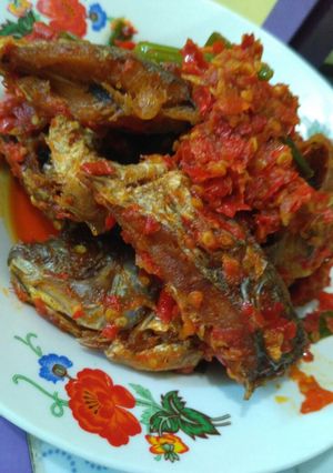 Foto resep Ikan nila goreng cabe merah