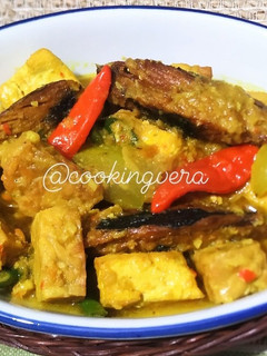 Foto resep Ikan Pindang Cue Tahu Tempe Kuah Santan