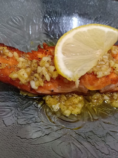 Foto resep Salmon with butter lemon sauce
