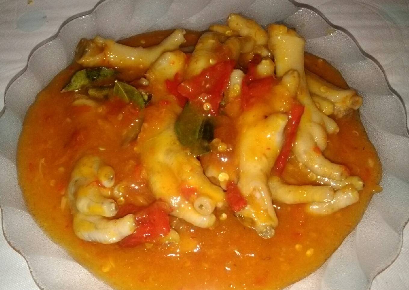 Ceker pedas manis