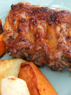 Una foto de Costillas de cerdo caramelizadas al estilo tejano