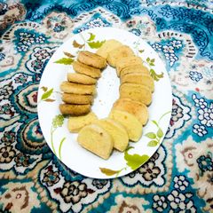 Butter cookies A picture of Butter cookies.