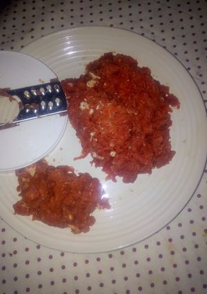 A picture of Home made minced meat.