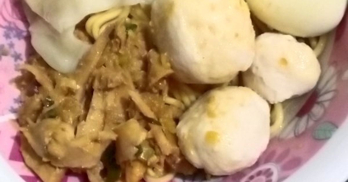 Mie ayam home Made simple