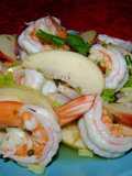 ยำแอ๊ปเปิ้ลกุ้งสด