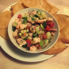 A picture of Shrimp Ceviche (Ceviche de Camaron).