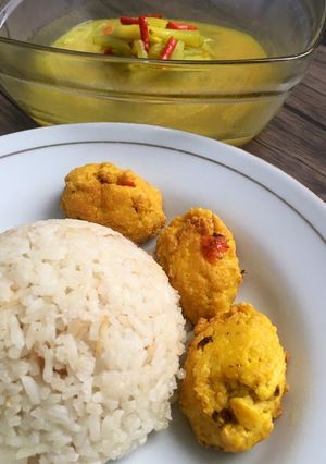 Foto resep Nasi liwet fiber creme & sayur jipang / labu siam