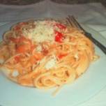 Spaghetti Tuna-Udang Pedas