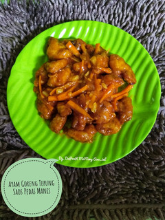 Foto resep Ayam Goreng Tepung Saos Pedas Manis