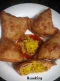Crunchy Poha Samosa