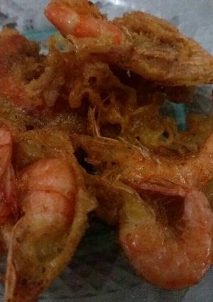 Foto resep Peyek Udang👌