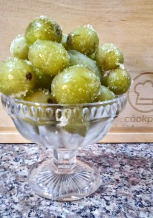 Une photo de Raisins blancs glacés