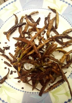 A picture of Pan Fried crunchy Chillies by Nancy.