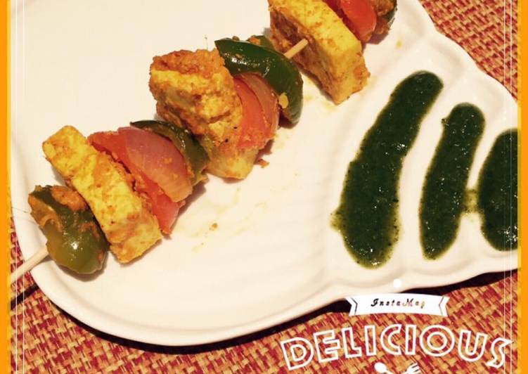 Recipe of Paneer Tikka in 22 Minutes at Home