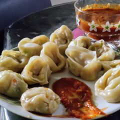 A picture of Darjeeling Momos Chutney (red).