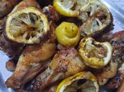 Una foto de pollo con menta