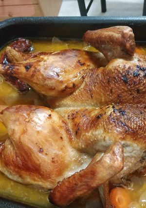 Una foto de Pato asado
