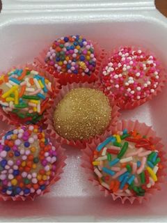 Una foto de Brigadeiro de coco