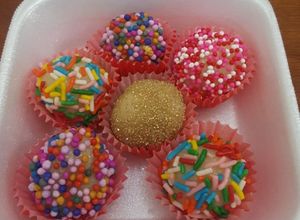 Una foto de Brigadeiro de coco