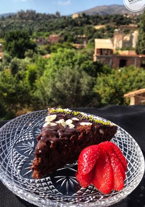 صورة لوصفة كيكة الشوكولاطة في المقلاة 🍰🍫