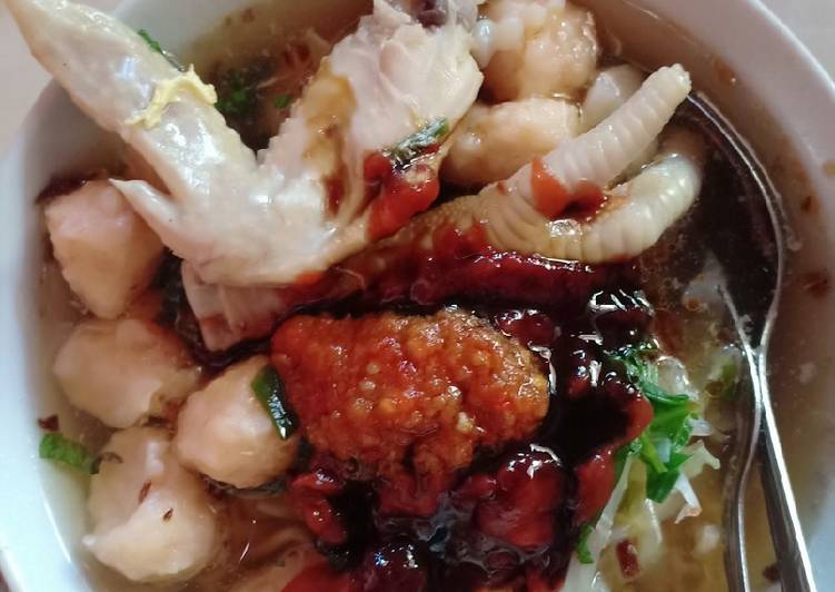 Bakso udang Ceker