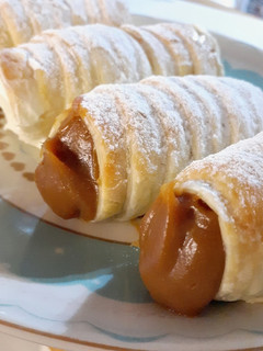 Una foto de Cañoncitos de Dulce de leche y crema 3 ingredientes