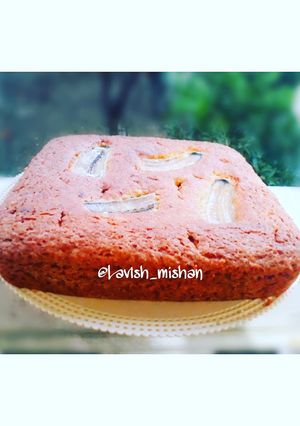 عکسی از دستور کیک موز