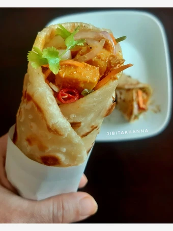 Easy Ways Make|Recipe} Kolkata style Chicken Kathi Roll the Tasteful