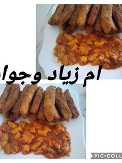 صورة لوصفة اصابع الباذنجان المقرمشة