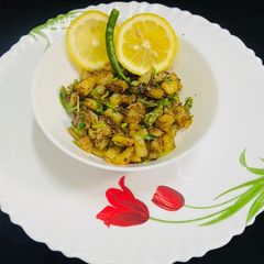 Farali jeera aloo A picture of Farali jeera aloo.