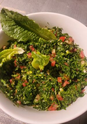 A picture of Lebanese Tabbouleh.