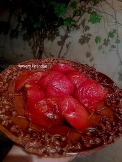 عکسی از دستور املت با گوجه کبابی (دور نریزیم)