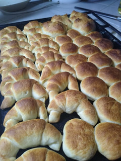 Una foto de Bizcochos con masa de pan
