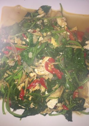 Foto resep Bayam Tiga Rasah😽