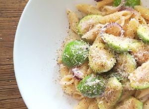 Foto di Penne con fichi alla crema di gorgonzola
