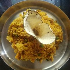 A picture of Soya pulav.