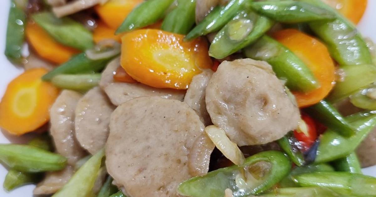 Resep Tumis Buncis Bakso Oleh Alee Zahra Cookpad