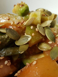 Una foto de Ensalada de espagueti de mar