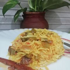 Beans & Potato Pulao A picture of Beans & Potato Pulao.