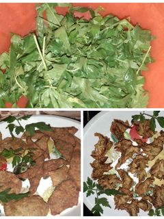 முடக்கத்தான் கீரை சிப்ஸ் மற்றும் பக்கோடா (Mudakkathaan keerai chips and pakoda recipe in tamil) செய்முறை முக்கிய புகைப்படம்