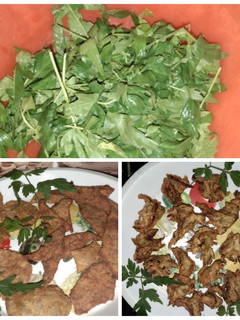 முடக்கத்தான் கீரை சிப்ஸ் மற்றும் பக்கோடா (Mudakkathaan keerai chips and pakoda recipe in tamil) செய்முறை முக்கிய புகைப்படம்
