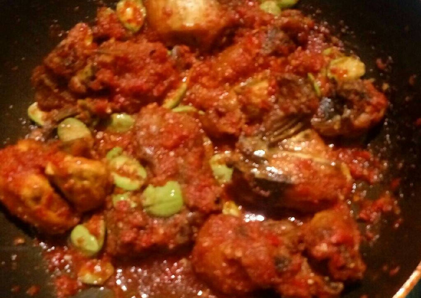 Ayam Pete sambal balado tomat