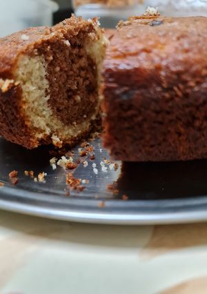 Φωτογραφία της συνταγής Κέικ Γεωγραφίας (Marble Cake)