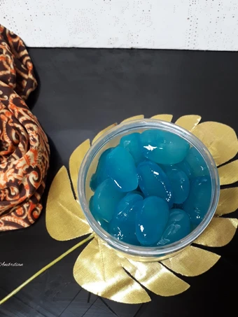 Langkah Mudah untuk Membuat Resep Manisan Kolang kaling bunga telang yang Lezat Anti Ribet, Mantap Sekali