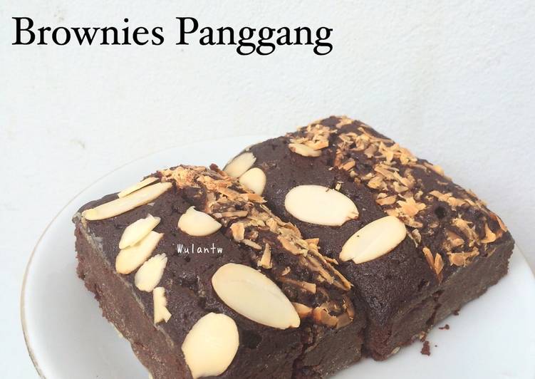 Brownies panggang no mixer