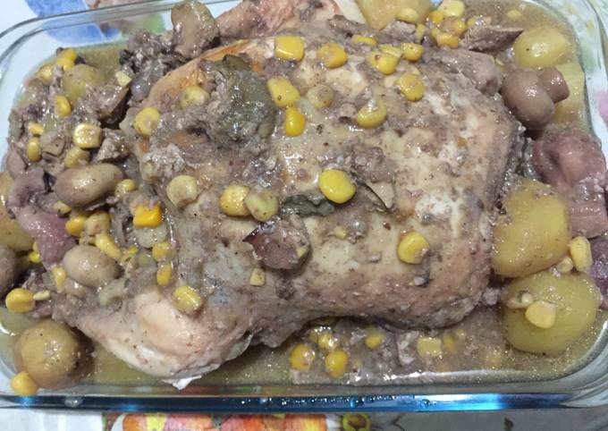 Recipe of Quick Crockpot Mushroom Chicken