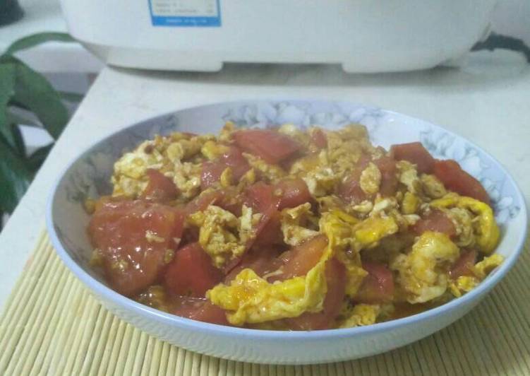 Resep Telur Tomat oleh Lika Kurnia Asri Cookpad