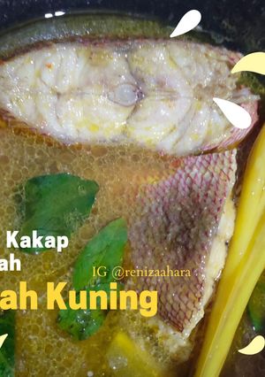 Foto resep Mpasi/Menu Keluarga Ikan Kakap Kuah Kuning