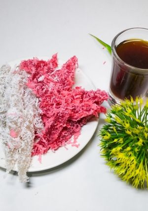 Foto resep Cenil merah putih